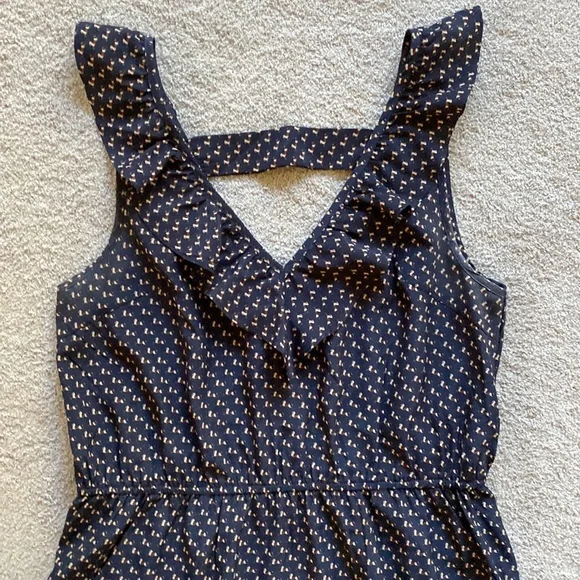 Anthropologie THML Equestrian Horse Pony Ruffle Pullover Animal Print Dress - L - Picture 5 of 8